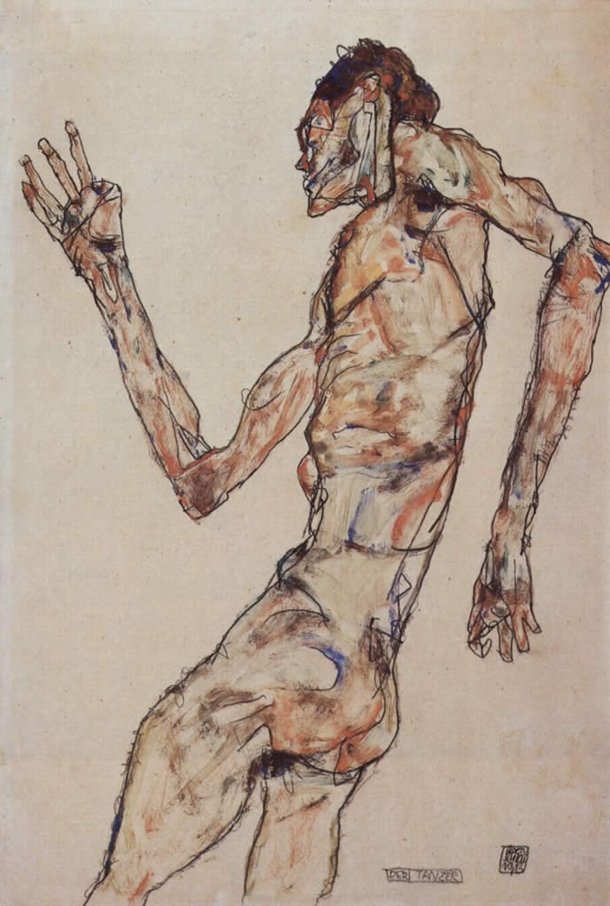 Egon Schiele The Dancer